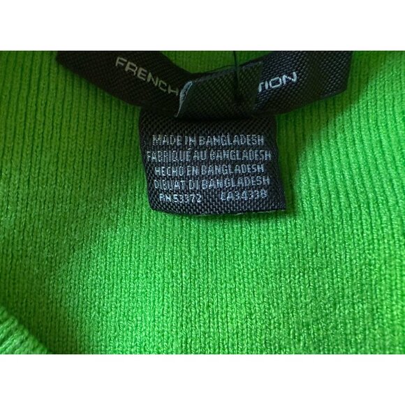 NWT French Connection Green CosySoft Short Sleeve Pullover Sweater Women's L - Picture 7 of 11